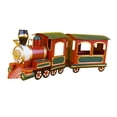 thumbnail image 5 of Almencla Christmas Train Decorations Christmas Table Decoration Holiday Decor Table Centerpiece Handcrafted for Christmas Party Decor, 5 of 8