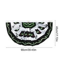 thumbnail image 2 of Uxgjfwu Halloween Fan Flag Banner Outdoor Yard Fence Wall Hanging Decor for Indoor and Courtyard Party Supplies, 2 of 6