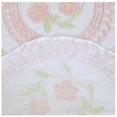 thumbnail image 5 of Better Trends 96" x 110" Bedspread For Full/Double Size Bed 100% Cotton Soft & Breathable Bedding Luxurious Floral Design, Machine Washable (Rose) Bloomfield Collection, 5 of 6