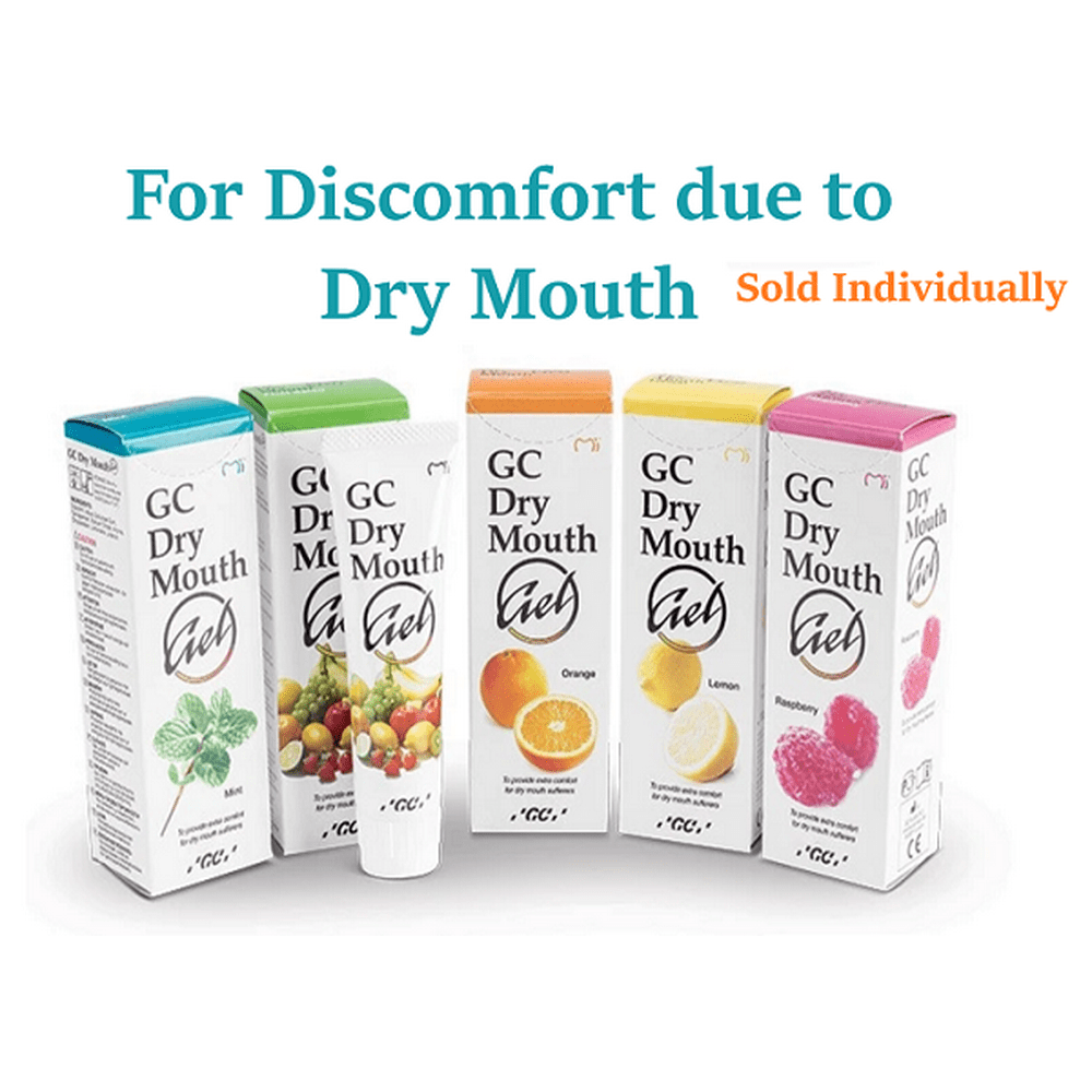 GC Dry Mouth Gel For Sugarfree, Neutral pH 40g Tube (Orange