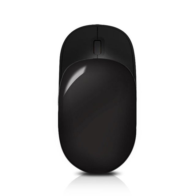 CAROOTU USB Wireless Mouse Solid Color Silence Ergonomic Design Optical Mice Laptop Game Player