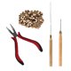 thumbnail image 1 of Hair Extension Plier Hair Extension Tools Sturdy Curved Nose for Barber Shop ANGGREK Otros, 1 of 8