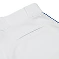 thumbnail image 4 of Champro Sports MVP Open Bottom Baseball Pants with Braid, Youth Large, White with Royal Braid, 4 of 4