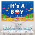 thumbnail image 2 of We're Reel Excited It's A Boy Backdrop, Gone Fishing, Baby Shower Background, Fishing Pong Bunting, Boat Fishes Decor, Gender Re, 2 of 6