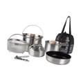 thumbnail image 4 of Juego de utensilios de cocina Cola para acampar acero inoxidable, 4 of 8