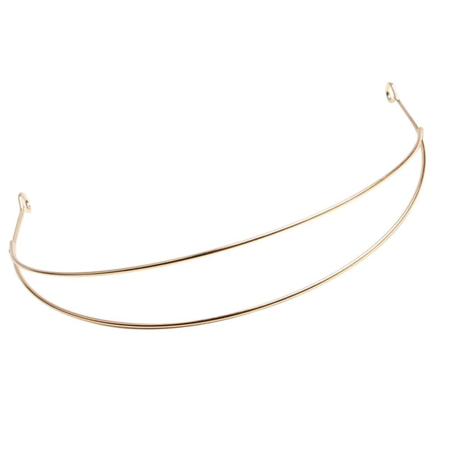 Diadema de Metal Dorado para Niñas, Mujer, , Artesanía para El Cabello, Fabricación de Joyas de Moda perfecl Diadema de metal de oro