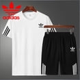 thumbnail image 2 of Traje Deportivo De Verano Para Hombres Pantalones Cortos De Manga Corta De Dos Piezaspangjing, 2 of 4