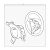 Genuine OE Porsche Steering Wheel - 997-347-803-H9-B24