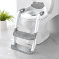 thumbnail image 1 of Asiento de entrenamiento para ir al baño con taburete y escalera SKYROKU, 1 of 5