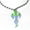 Enigma logo, variant on Green/Blue Hardy Boyz Matt Jeff Pendant Necklace with Chain