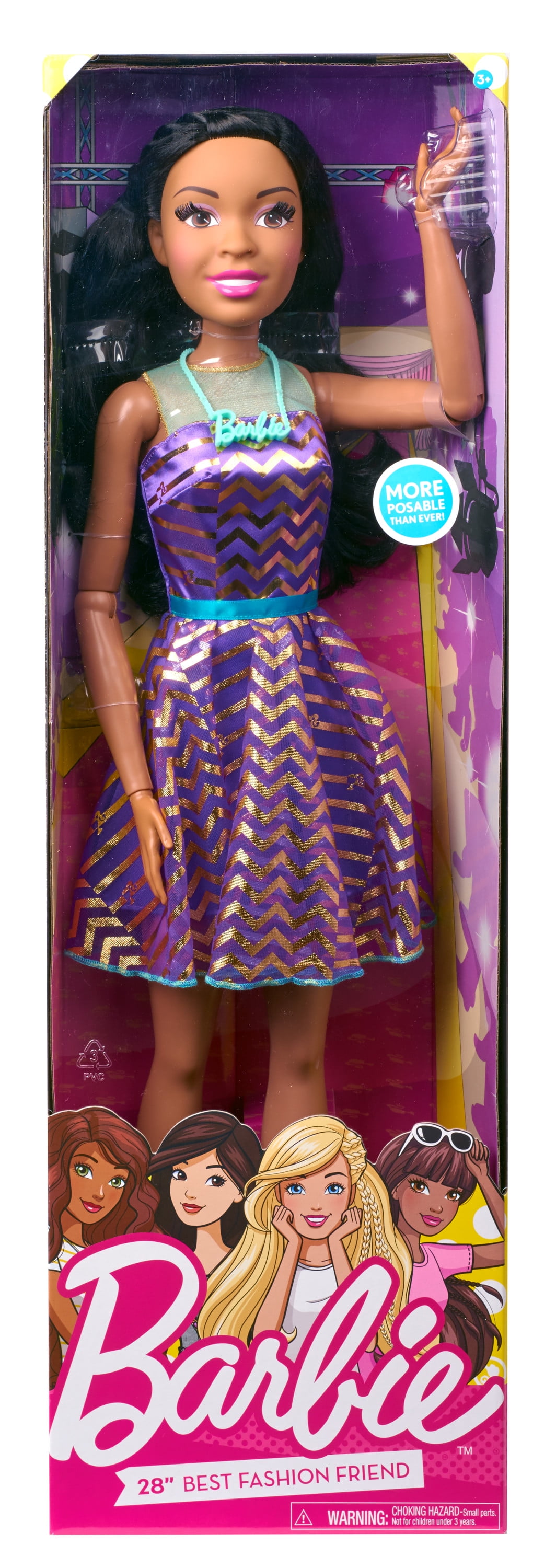 28 inch african american barbie