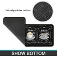 thumbnail image 5 of 2 Piece Coffee Kitchen Decor Rug Set, Home Kitchen Sink Rugs and Mats Non Skid Washable Absorbent Microfiber Kitchen Floor Carpet 17"x47"+17"x30", 5 of 6