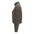 thumbnail image 3 of Chamarra George para Mujer, con Cuello Alto, Bolsillos Laterales, Textura Teddy Fleece Café Talla EG, 3 of 4