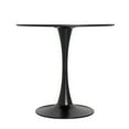 thumbnail image 5 of Round Dining Table 31.5" with Pedestal Base, Mid Century Kitchen Table Coffee Table for 2 to 4 Person, 5 of 10