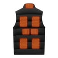 thumbnail image 4 of Heated Fleece Vest 11 Heat Zones Fast Warm Up Usb Smart Warming Layer Cotton Padded Winter Outdoor Sleeveless Jacket Heated Vest Regular Fit Women Vest Jacket, 4 of 5