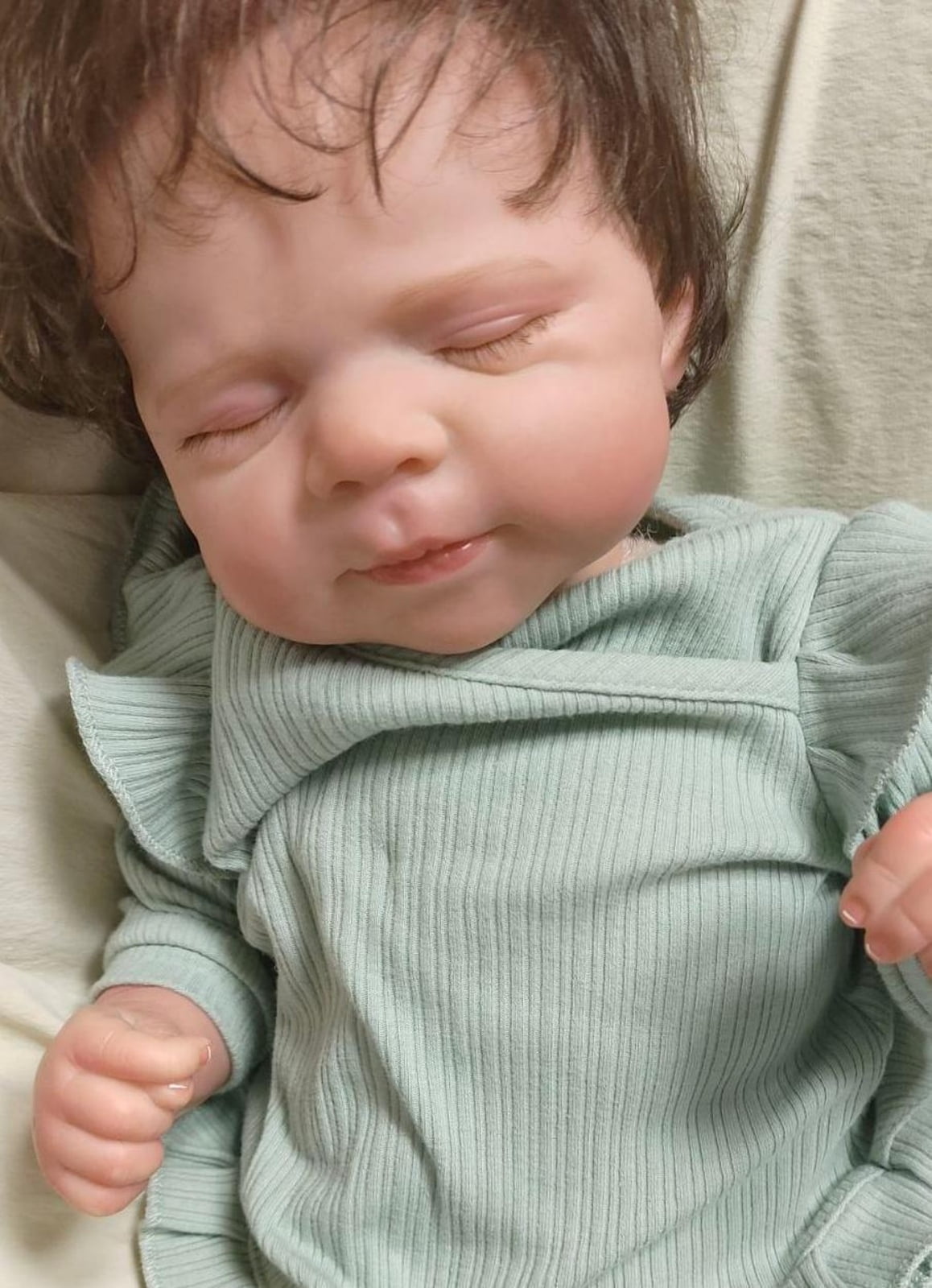 Lifelike Reborn Baby Dolls - 18" Baby Boy Doll, Full Vinyl Body Sleeping Boy Dolls Newborn Birthday Gift Toy with Doll Accessories for Kids 3+