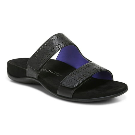 

Vionic Nakia Women s Adjustable Slide Orthotic Sandals
