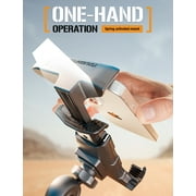 ToughTested Talon Boom 2.0 Cup Holder Phone & Tablet Mount with Heavy-Duty Expandable Cup Base, Telescoping Boom (7.5”–10.8”), 360° Rotation, Quick-Release One-Hand Lock, Fits Phones & Tablets 12.1