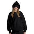 thumbnail image 3 of Women Hoodies with Eye Mask Oversized Long Sleeve Comfy Casual Basic Pullover Sweatshirts Fall Outfits Y2K Clothes Black XXXL, 3 of 7