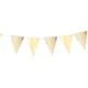thumbnail image 4 of Banderas de Triángulo Clásico Bunting Banderín Banner para Boda Decoración de de año de Acción de Gracias de Navidad Oro BLESIY Bandera del banderín del triángulo de papel, 4 of 8