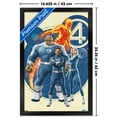 thumbnail image 3 of Marvel Fantastic Four: First Steps (2025) - Group Wall Poster, 14.725" x 22.375" Framed, 3 of 5
