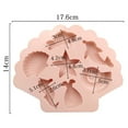 thumbnail image 6 of Walbest 7-Grids Sea World Ocean Animal Shape Cake Mold DIY Tool 3D Silicone Mold for Bakery, 6 of 7