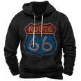 thumbnail image 1 of Sudadera con capucha retro para hombre, nueva sudadera con capucha con estampado 3D de ROUTE 66, sudaderas casuales de gran tamaño para hombre, sudaderas de moda urbana 6XL, 1 of 5