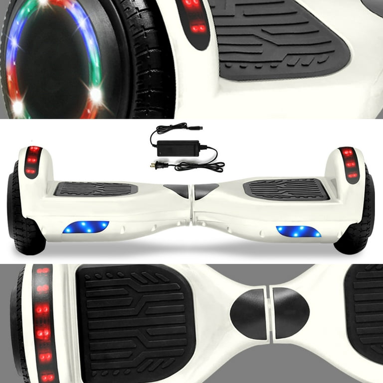 CHO Power Sports 6.5 inch Wheel Hoverboard Electric Smart Self Balancing  Scooter Hoover Board with Built in Speaker LED Light