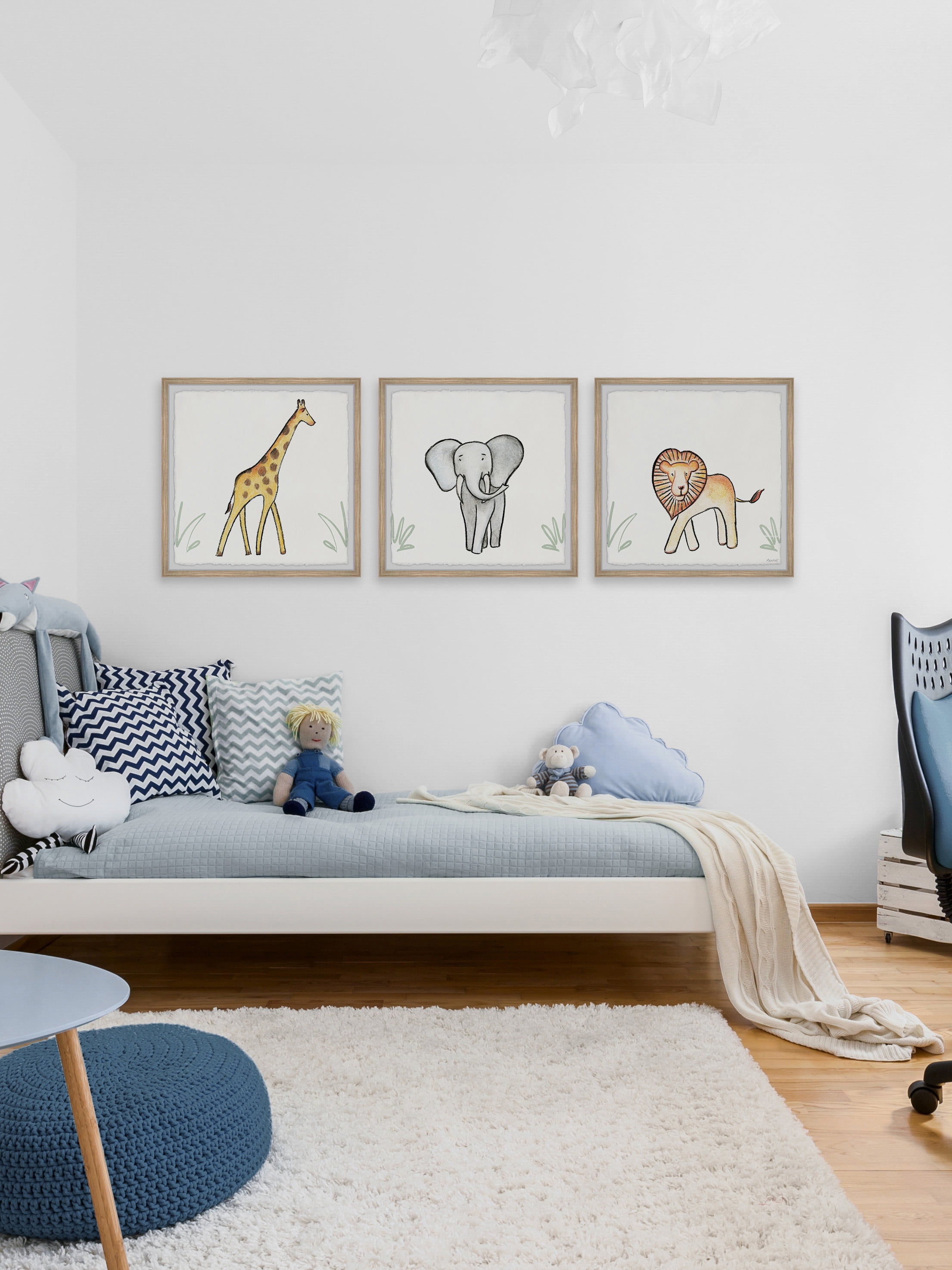 Marmont Hill Printed Animals & Insects Framed Art Prints, Set of 3