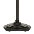 thumbnail image 4 of Regency Hill Traditional Torchiere Floor Lamp 70" Tall Hand Applied Black Bronze Swirl Font Amber Glass Shade for Living Room Uplight, 4 of 6