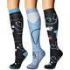 thumbnail image 1 of CHARMKING Calcetines de compresión para la circulación de mujeres y hombres (3 pares) 15-20 mmHg es el mejor soporte para correr atlético y ciclismo, 1 of 4