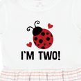 thumbnail image 4 of Inktastic Ladybug 2nd Birthday Cute 2 Year Old Girls Toddler Dress, 4 of 5