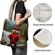 thumbnail image 3 of Castor Bolso de tela con estampado de lienzo para mujer, bolsa de compras reutilizable y estética, con cremallera interior, regalo para mujer,40*40cm., 3 of 6