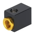thumbnail image 2 of 1/4-inch Quick Exhaust Valve One Way Pneumatic Air Flow Control Valve Aluminum Alloy, 2 of 8