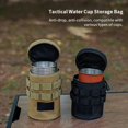 thumbnail image 2 of Outdoor Camping Water Cup Storage Bag Tactical Multi-Functional Storage Bag 600D Oxford Cloth Portable Water Cup Protection Bag Large Black, 2 of 5