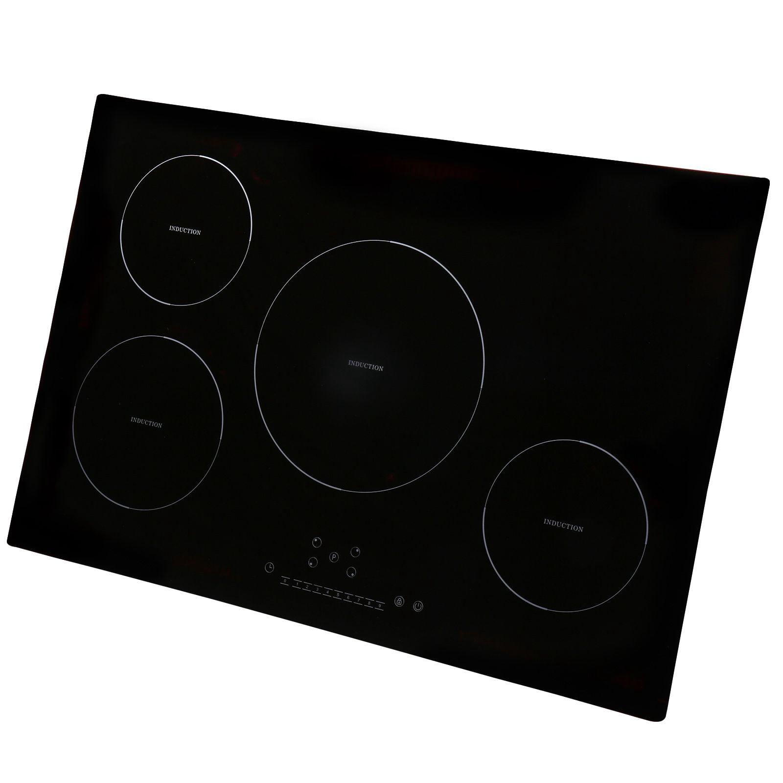30" 4-Burner Built-In Induction Cooktop with 9 Power Levels, 7500W Electric Stove Top Featuring LED Touch Control, Child Safety Lock&Timer Function