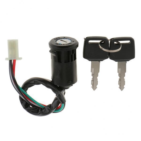 Interruptor de cilindro de llave de encendido Sunnimix 110-250cc Quad Dirt Bike ATV paquete de 3-10