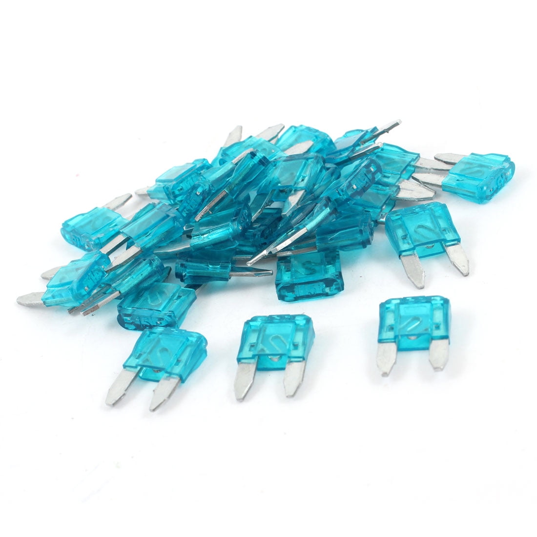 Automotive Car Mini Blade Fuse 15A Blue Auto Fuses 30 Pcs Walmart Canada