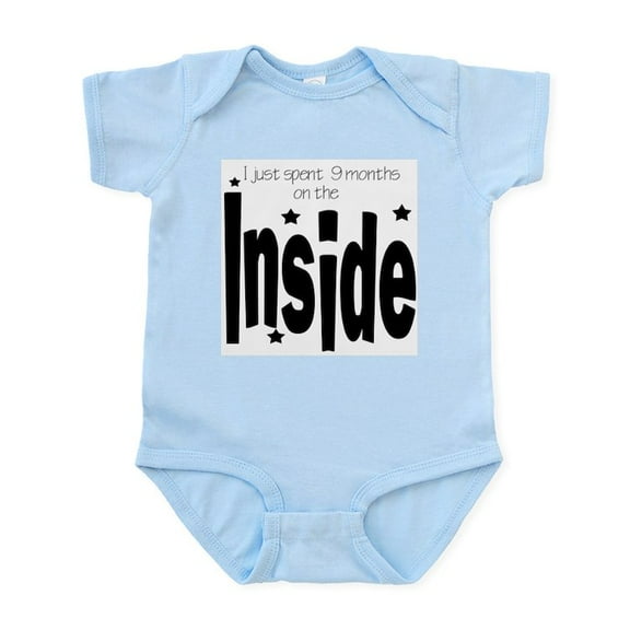 CafePress - Spent 9 Months On The Inside Baby Infant Bodysuit - Baby Light Bodysuit, Size Newborn - 24 Months