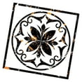 thumbnail image 1 of de de piso de pared de marmoleado Flor de jaspeado dorado negro + 60x60cm Gloria Marbling Wall Tile Stickers, 1 of 9
