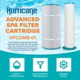 thumbnail image 2 of Hurricane HFCOMB-01 Advanced Spa Filter Cartridge Inner and Outer Filter Set, 2 of 6