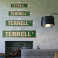 thumbnail image 2 of TERRELL Vintage Aluminum Street Sign Childrens Name Room Metal Sign rustic metal tin | Indoor/Outdoor |  24" Wide, 2 of 4