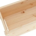 thumbnail image 6 of vidaXL Garden Planter Black 43.3"x12.2"x27.6" Solid Wood Pine, 6 of 8