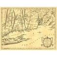 thumbnail image 3 of Unknown 14x12 Black Modern Framed Museum Art Print Titled - Rhode Island -1780, 3 of 5