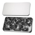 thumbnail image 1 of Abbracc Clay Small Geometric Shape Earring Cutting Mold for Cake Biscuit 27pcs, 1 of 9