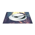 thumbnail image 3 of Wolf Monster Houses and Moon 12×18 inch Placemats Heat Resistant Washable Foldable Rectangular Placemats Set Decoration Indoor Outdoor for Kitchen Dining Table 6PCs, 3 of 8