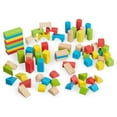 thumbnail image 4 of Melissa & Doug 75 Multi-Colored Wooden Blocks, 4 of 9