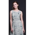 thumbnail image 4 of Bimba Bird Printed Women Sleeveless Gown Chic Style Long MaxiÂ&nbsp;Dress-X-Small, 4 of 5