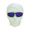 thumbnail image 3 of Bikershades Women Rhinestone Motorcycle Safety Sunglass Purple Mirrored Lens, 3 of 5