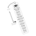 thumbnail image 2 of Class of 2026 Graduation Bookmark Metal Cross Bookmark Keepsake Gift for Grad Celebration Book Lover Graduation Party Favor Commemorative Gift,1 PC,Silver, 2 of 9